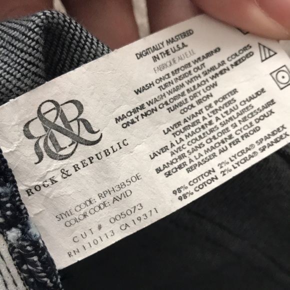 NWOT Rock & Republic Men’s Jeans - 38 - Picture 7 of 7